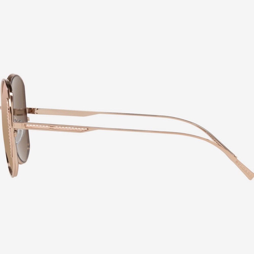 Bvlgari BV6169 Pink Gold Sunglasses - Picture 4 of 9